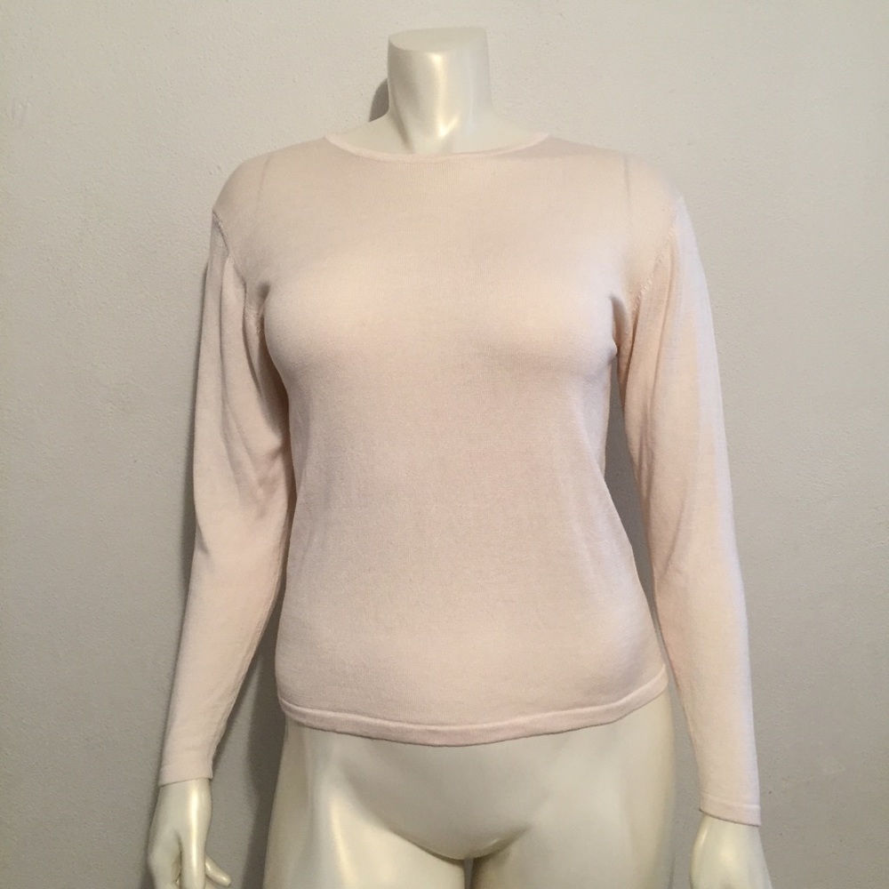 Henri Bendel 100% Silk Knit Top